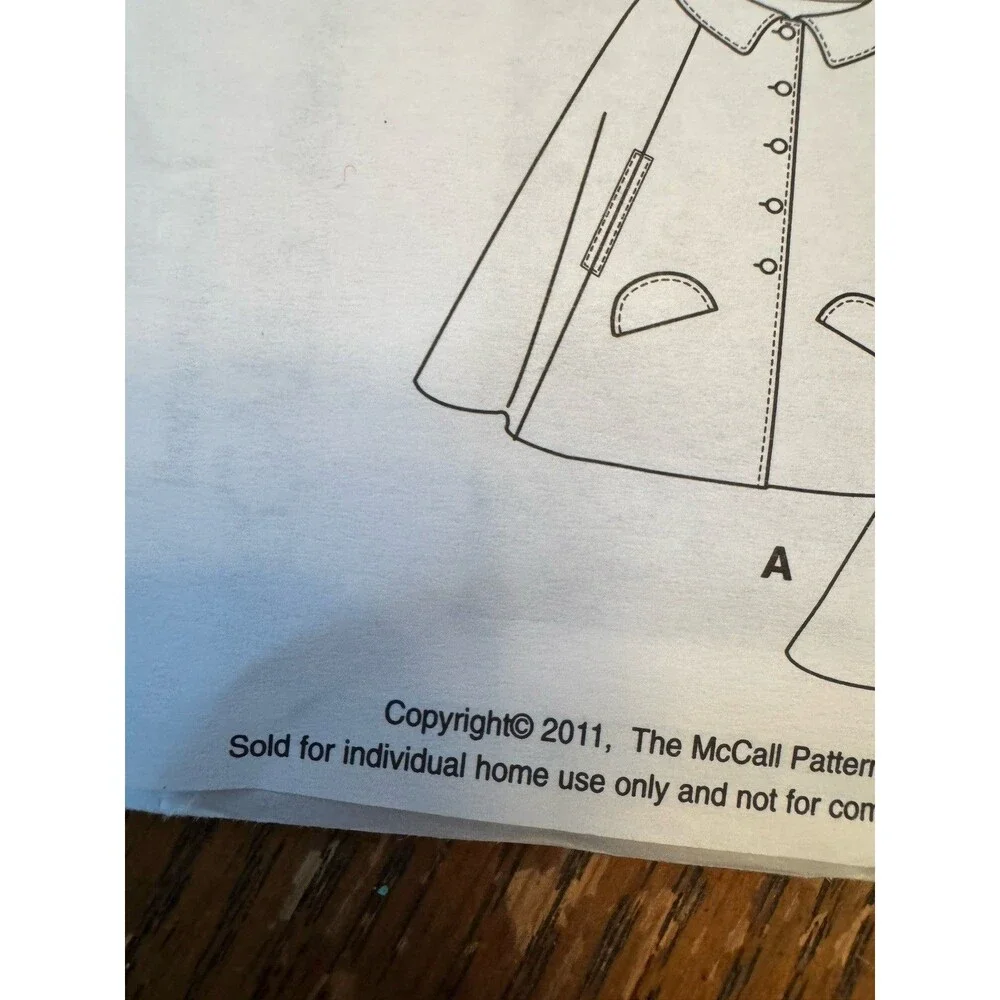 McCalls M6446 Sewing Pattern Womens Capes Coats Size 12 14 16 18 20 Plus Unlined